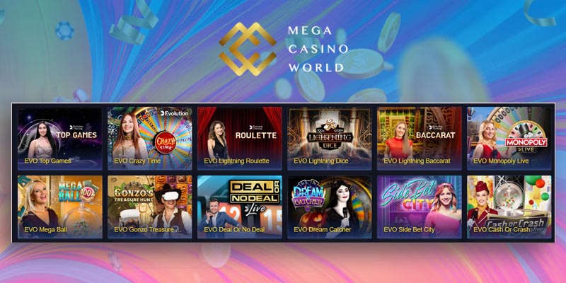 Mega Casino World Live